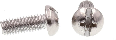 Prime-Line 9004120 Machine Screw - Round Head, Slotted/Phillips Combo, #10-32 X 1/2 in, Pack of 100