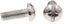 Prime-Line 9004120 Machine Screw - Round Head, Slotted/Phillips Combo, #10-32 X 1/2 in, Pack of 100