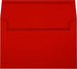 LUXPaper A9 Invitation Envelopes | Holiday Red | 5 3/4" x 8 3/4" | 60lb. Text | 50 Qty