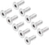 uxcell M3x8mm Flat Head Machine Screws, 304 Stainless Steel Fasteners Bolts, 40Pcs