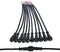 5Pairs 2pin Black Electrical Connector, LED Connector for LED Lights, 20cm Extension Cable, 0.3mm