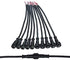 5Pairs 2pin Black Electrical Connector, LED Connector for LED Lights, 20cm Extension Cable, 0.3mm