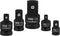 HORUSDY 5-Piece Impact Socket Adapter Set, 1/4, 3/8, 1/2" SAE Cr-V Steel Impact Adapter Set