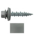 Metal Roofing Screws: (250) 10 x 1" Light Gray Hex Head Sheet Metal Roof Screws with EPDM Washer