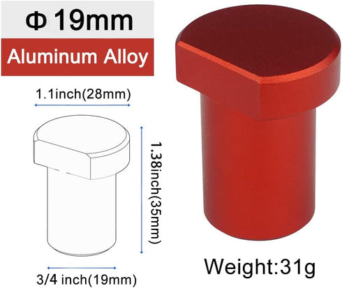4Pack Bench Dogs, Bench Dog Clamp Accessories for 3/4 Inch Woodworking Dog Hole Clamp Workbench Stoppers