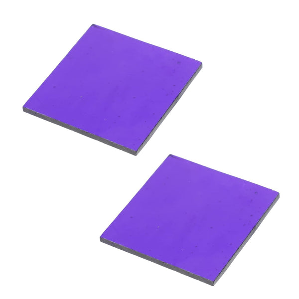 Scicalife Light Correct Experiment Device, 2pcs Cobalt Glass Blue Fire Glass Reflective Tempered Glass