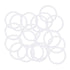 uxcell Silicone O-Rings, 17mm OD 14mm ID 1.5mm Width VMQ Seal Gasket, White, Pack of 20 for Pipe Repair Compressor