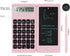 Desktop Small Calculator with Writing Notepad, Basic 4-Function Math Large Button Calculator for School Supplies