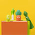 RMISODO 6 3D Set, Pieces Funny Vegetable Bookmarks for Kids, Students, Readers, PVC Material Bookmark Creative Cartoon