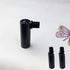 2 Pack Black Sloped Ceiling Adapter - Swivel for Pendant Light, Chandelier & Wall Sconces - Suitable for Vaulted