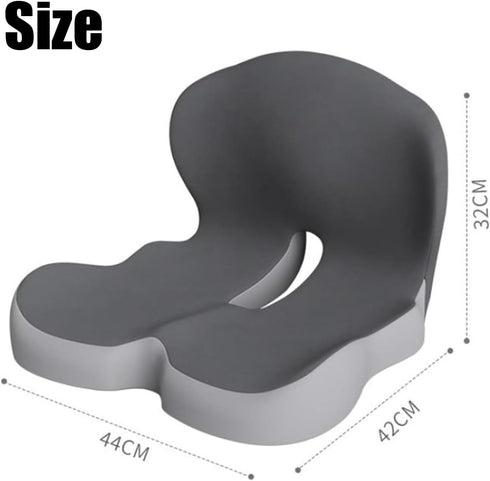 HGwez 2025 10 New Back and Seat Cushion, Styles Memory Foam L-Shaped Integrated Seat Cushions, Office Chair Cushion