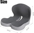 HGwez 2025 10 New Back and Seat Cushion, Styles Memory Foam L-Shaped Integrated Seat Cushions, Office Chair Cushion