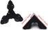 XMHF 1-1/4" 1-1/4" Pack 8 Box Corner Protector Triangle Metal Case Wooden Box Edge Safety Guard for Furniture Decor x
