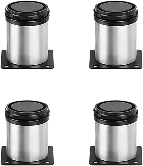 Owfeel Stainless Steel Furniture Legs Adjustable Metal Desk Feet Office Table for