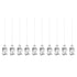 10pcs 30Gauge Stainless Steel Dispensing Needles, 1 1/2" Blunt Tips Luer Lock for Thick Liquids, Ink, Glue