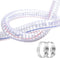 QuQuyi 1-1/2" ID x 1-3/4" OD, 3FT Steel Wire Hose PVC Vacuum Tubing with 2 Stainless Clamps