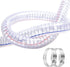 QuQuyi 1-1/2" ID x 1-3/4" OD, 3FT Steel Wire Hose PVC Vacuum Tubing with 2 Stainless Clamps