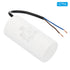 PATIKIL CBB60 60uf Running Capacitor - 2 Pcs AC 450V 2 Wires 50/60Hz Cylinder 105x48mm for Water Pumps, Washing