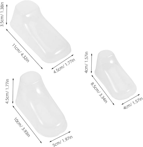 Sturdy Plastic Baby Booties Display Rack for Retail & Home
