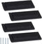 SANCHAKOU Cabinet Handles 4-Pack Bedside Table Concealed Buckle Flat Handle Sliding Door Drawer