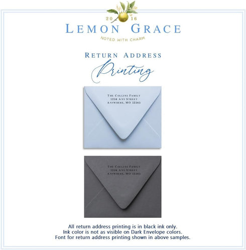 Lemon Grace Set, AS-2321 Co - Personalized Strawberry Floral Stationery for Women, Strawberry Stationary Cards