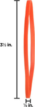 JAM PAPER Colorful Rubber Bands, Size 33, Orange, 100/Pack