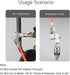4Pcs Air Tool Swivel Fitting, 1/4 Inch NPT Industrial Swivel 360 Degree Air Hose Connector, Portable Air Tool Adapter