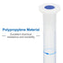 PATIKIL 250ml Volumetric Flask, Polypropylene Graduated Measuring Flask with Plug Cap for Laboratory