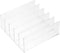 DOITOOL Acrylic File Organizer and Bookends for Desk, Desktop Book Storage Holder