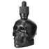 Tvoip Glass Dropper Bottle 2OZ/60ML Skull Shape Bottle for Halloween, E Liquid, Essential Oil with Pipette