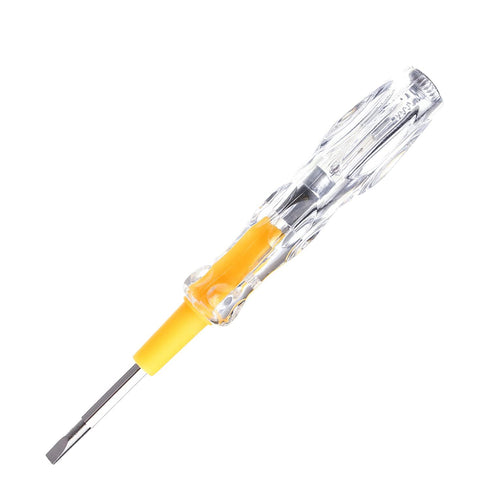 Fielect Voltage Tester Screwdriver Pen Light, AC 100-500V Circuit Tester with Dual Head Slot