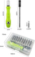 32-in-1 Set Magnetic Precision Screwdriver with Star, Torx, Phillips, Slotted, Hex Bits - Mini Repair Tool Kit