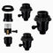 ALSHKASS E26 Threaded Lamp Socket Replacement,Socket ON/Off Switch & Shade Ring, Screw-in Base