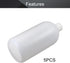 Othmro 5Pcs 1000ml/33.82oz PE Bottles, Small Mouth Laboratory Reagent Bottle for Food Store, White Translucent