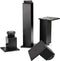 Generic 4pcs Metal Thickened Square Furniture Legs, Non-Slip Sofa Cabinet Support Foot, DIY