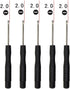 Fixinus 10 Pieces Slotted Mini Screwdrivers Set | 2.0mm Flat Head for Cell Phone, Tablet, and Small Electronics