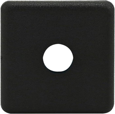 8020, 2015-Plain, 10 Series, 1" x 1" Black Plastic Square End Caps for 80/20 Aluminum Extrusion T-Slot Accessories (5 Pack)