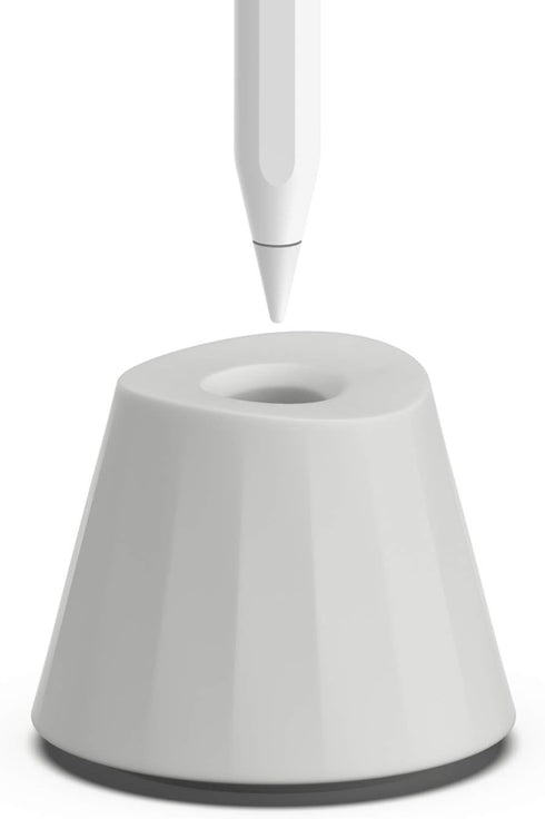 UPPERCASE Designs NimbleStand Vertical Stand for Apple Pencil with/Without Sleeve or Grip in Cloud Gray