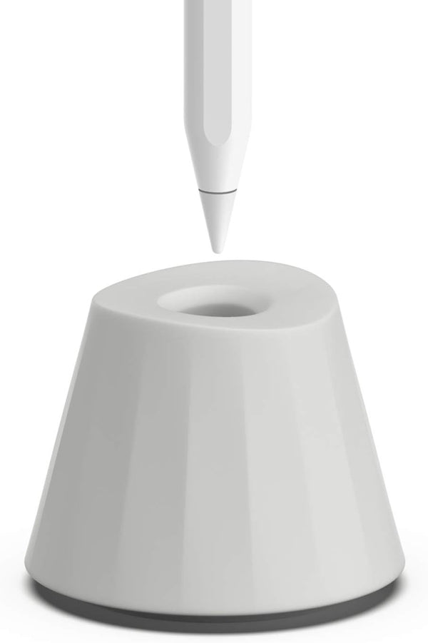 UPPERCASE Designs NimbleStand Vertical Stand for Apple Pencil with/Without Sleeve or Grip in Cloud Gray