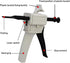 AB Glue Gun, 50ml Two-Component Glue Gun, 2:1/1:1 Epoxy Sealant Dispensing Kit