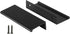 Edge Pull Finger Pull Handle - LS7030BK96 Black Cabinet Finger Pulls, 5 Pack