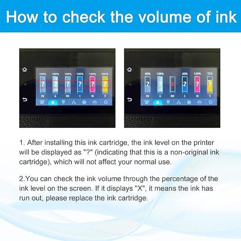 LCL Compatible HP 728 Matte Black 300-ml Ink Cartridge Replacement for DesignJet T830 T730 Printers