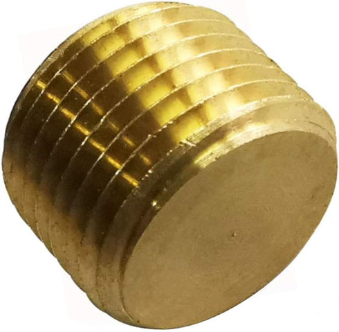 Brass Pipe Plug Kit, 21pcs, 1/8", 1/4", 3/8", 1/2" NPT Male