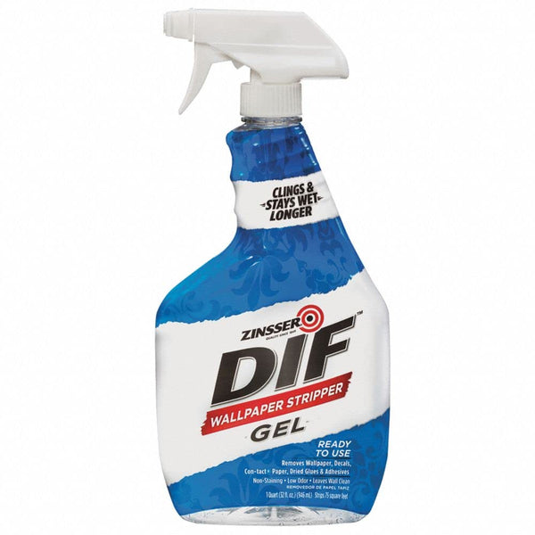 Zinsser 2466 DIF Gel Spray, Ready to Use Wallpaper Stripper, 32-Ounce