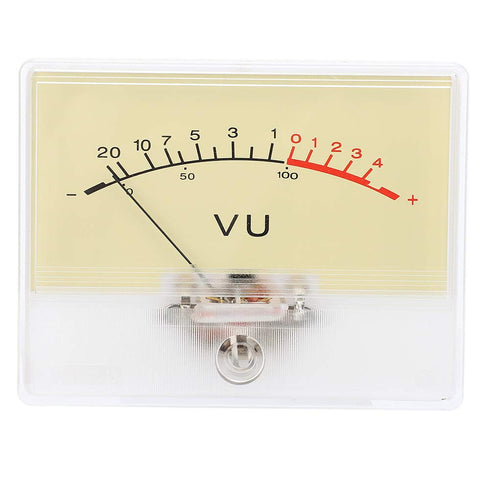T-90 VU Meter Header DB Test Meter Amplifier Level with Light Bulb for Recording Studio Car Audio