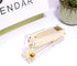 Stapler and Tape Dispenser Kit, Acrylic Desk Organize Accessories, Clear Tape Dispenser, Gold Stapler