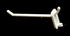 JSP Manufacturing 4" Plastic Pegboard Hooks for Garage, Tools, Storage, Jewelry, Craft - Multi-Colors (25 Pack)