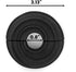 Renovators Supply Manufacturing Escutcheon Plate, 3.13 in OD, 1/2 in IPS, Lacquered Black Finish Aluminum