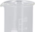 10PCS Glass Beakers Set, 25mL Graduated Measuring Beaker, Thick Walled Experiment Beaker Cups with Scale