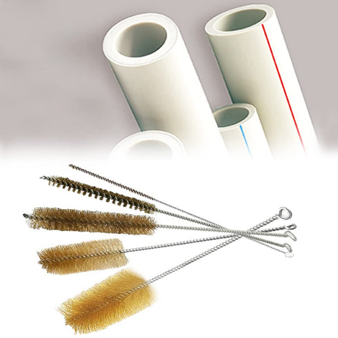 Utoolmart Copper Wire Cleaning Brush, Spiral Power Tube Brush, 1.0-inch Diameter, 12-inch Length, 3pcs